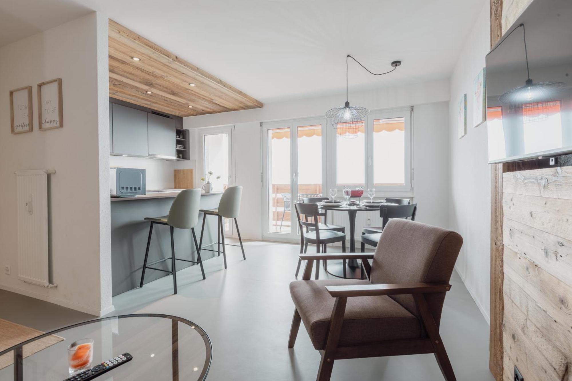 Magnifique Appartement Proche Du Centre Кран-Монтана Экстерьер фото